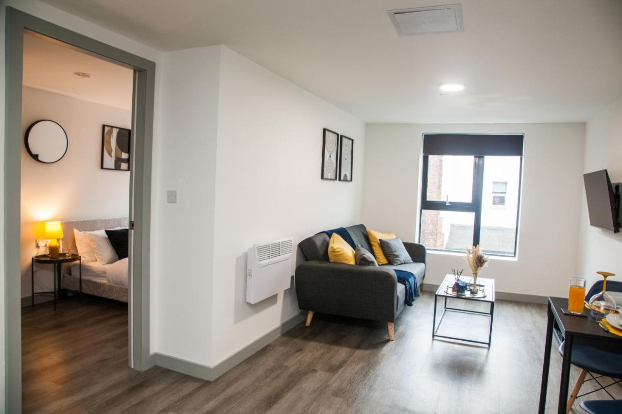 Central Liverpool - Modern & Bright 1Br Flat Bagian luar foto