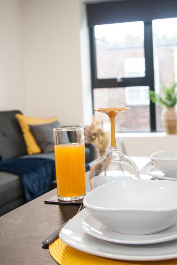 Central Liverpool - Modern & Bright 1Br Flat Bagian luar foto